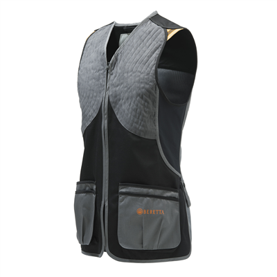 Beretta DT11 Microsuede Slide Vest- Black & Grey